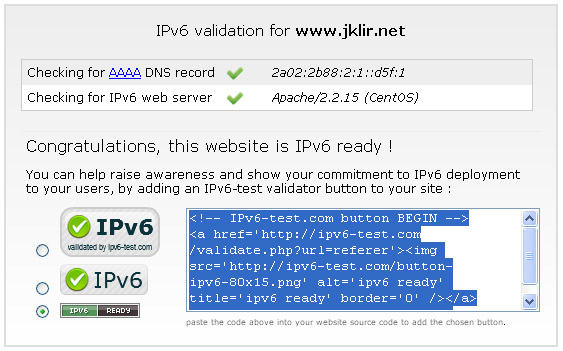 Povedlo se, Máme IPv6!!!